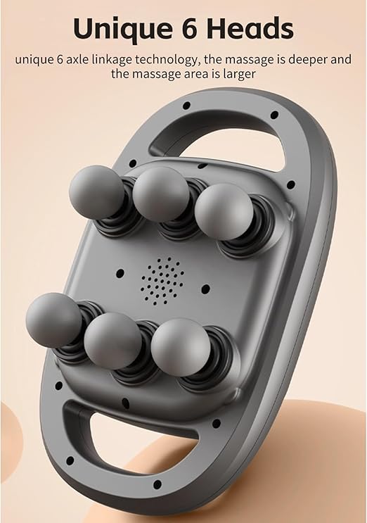 مسدس تدليك بستة رؤوس / مسدس تدليك الأنسجة العميقة