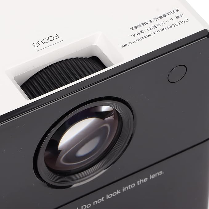 جهاز عرض، جهاز عرض خارجي M800 لاسلكي محمول يعمل بشبكة WiFi، جهاز عرض فيديو Pico للسفر متوافق مع HDMI وUSB والكمبيوتر المحمول وواجهات AV.