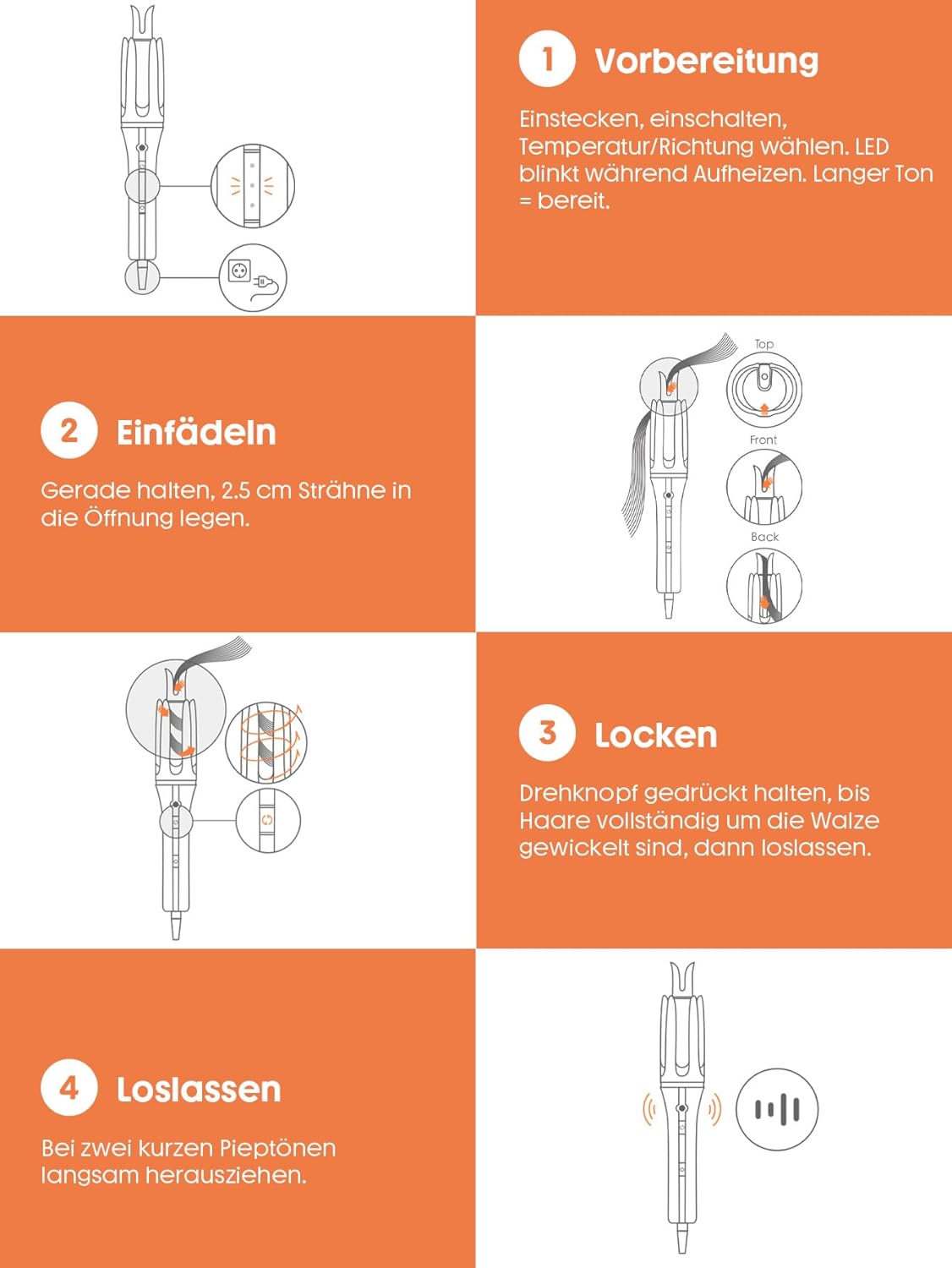 SHEGLAM Auto‑Curl Iron | Automatic hair Curler