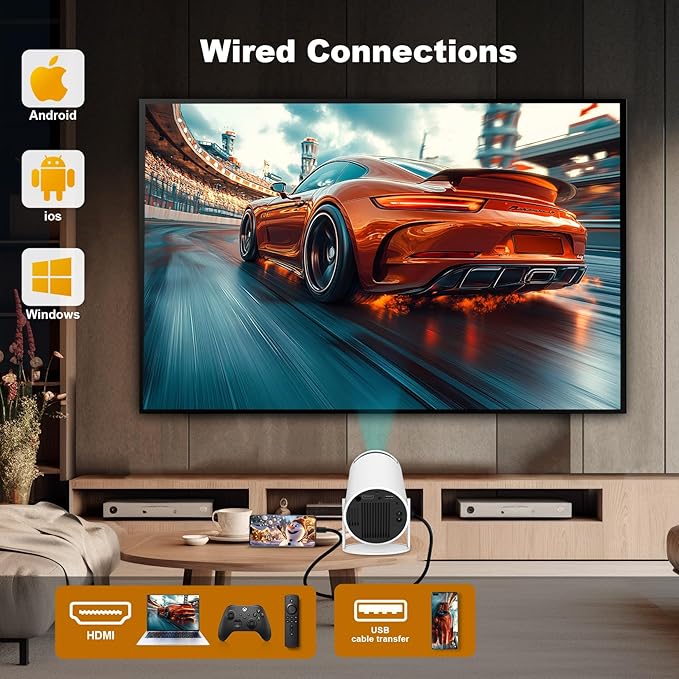 HY300 PRO 4K Mini Projector