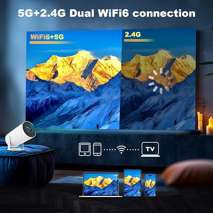 HY300 PRO 4K Mini Projector
