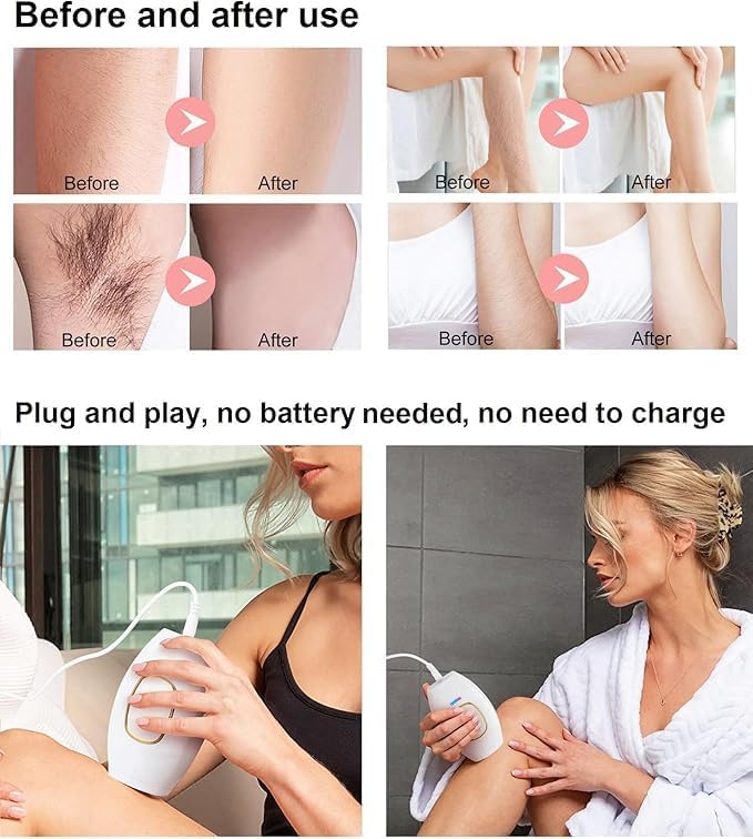 IPL Laser Hair Removal Device for Women and Men